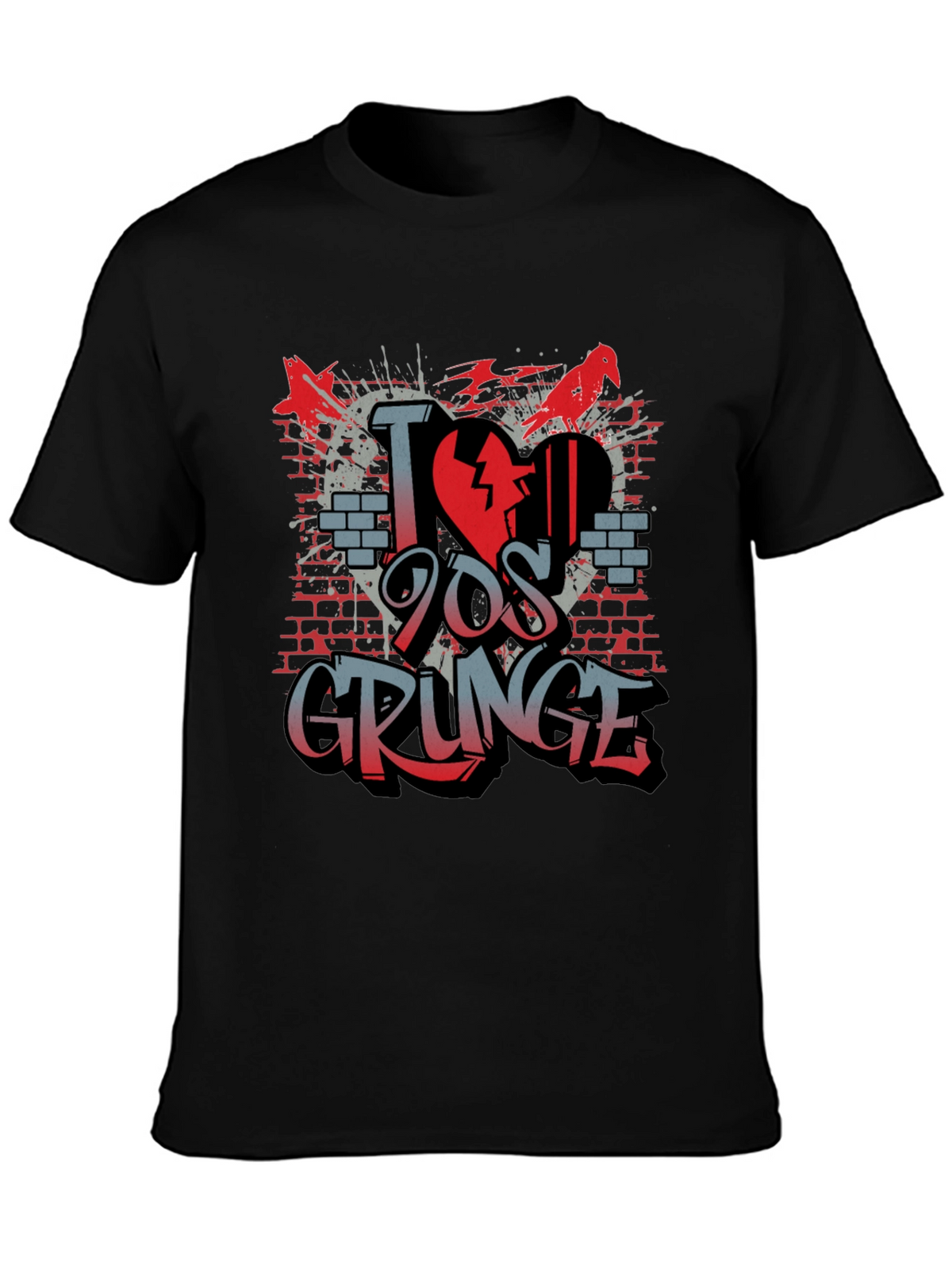 I Love 90s Grunge T-Shirt - Unique Graphic Tee