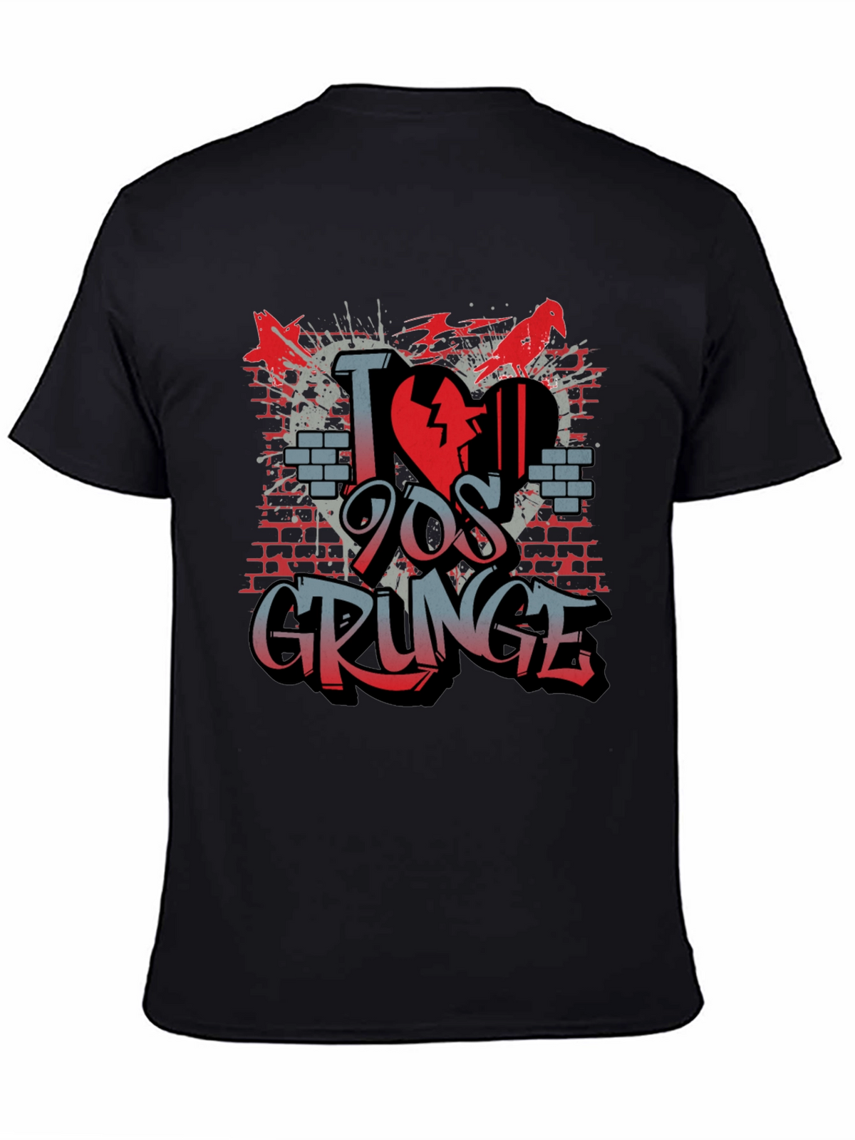 I Love 90s Grunge T-Shirt - Unique Graphic Tee