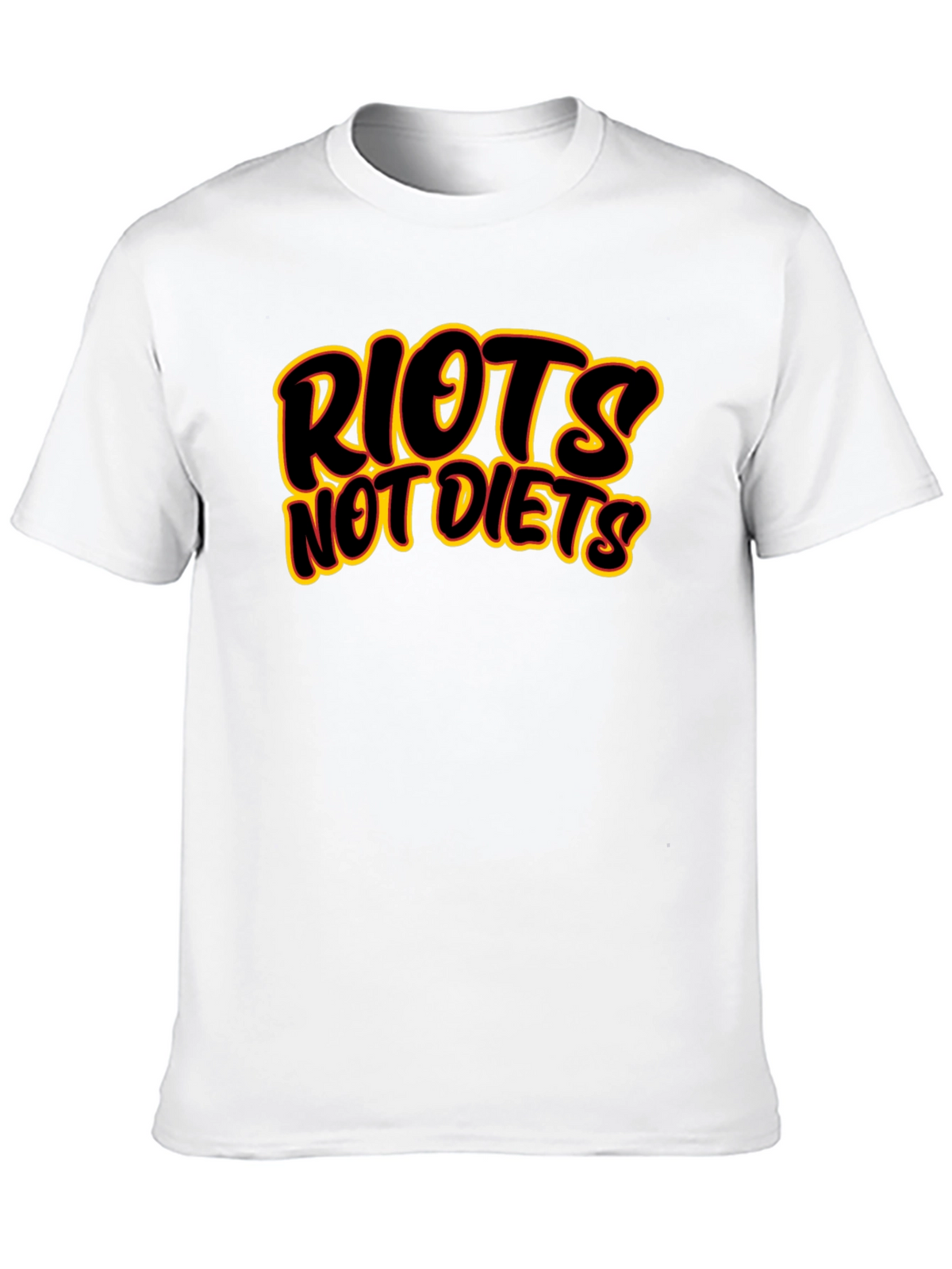 Riots Not Diets Graphic T-Shirt - Bold Statement Tee