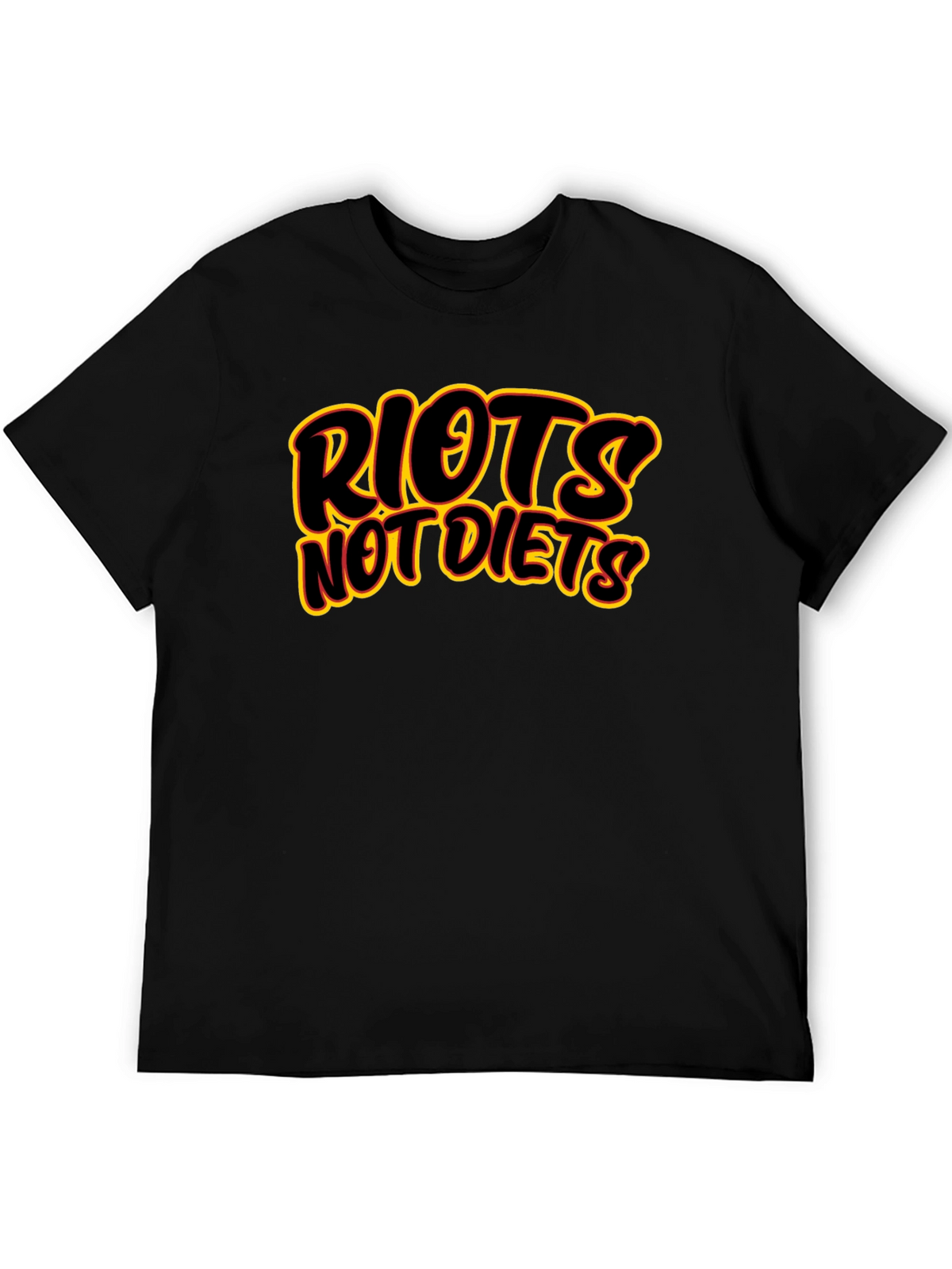 Riots Not Diets Graphic T-Shirt - Bold Statement Tee