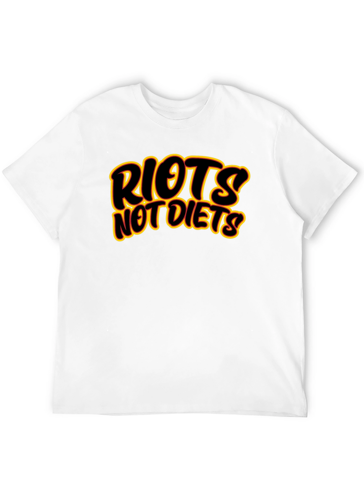 Riots Not Diets Graphic T-Shirt - Bold Statement Tee