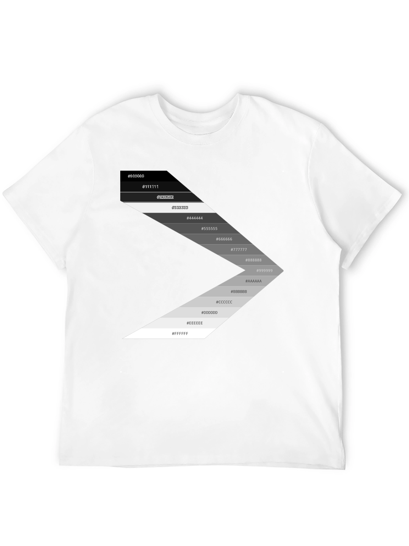Gradient Palette Black T-Shirt