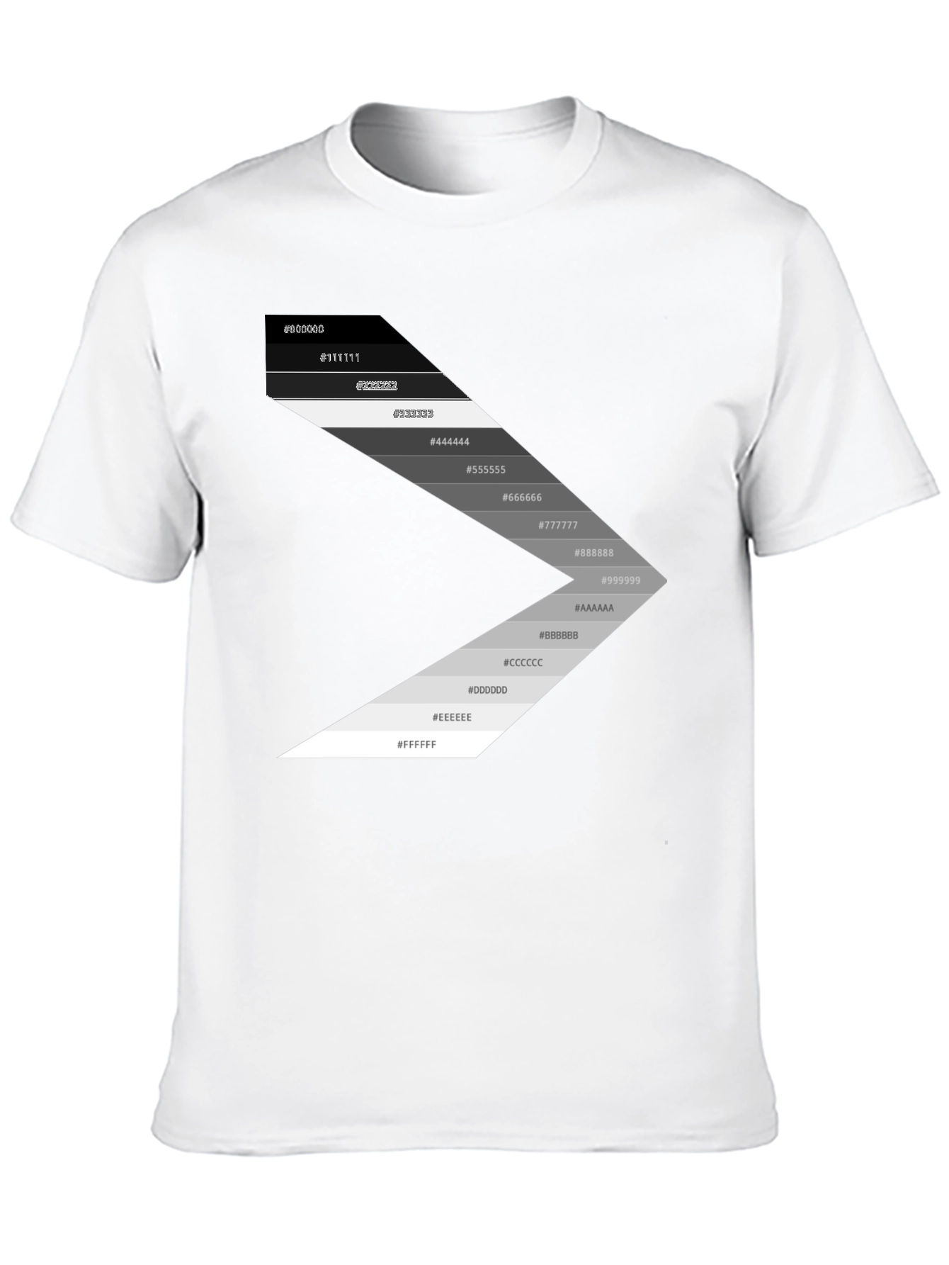 Gradient Palette Black T-Shirt