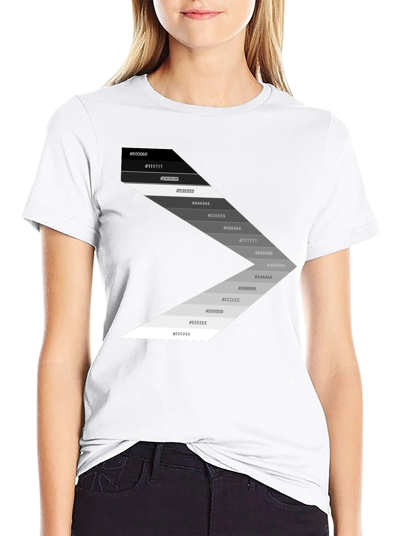 Gradient Palette Black T-Shirt