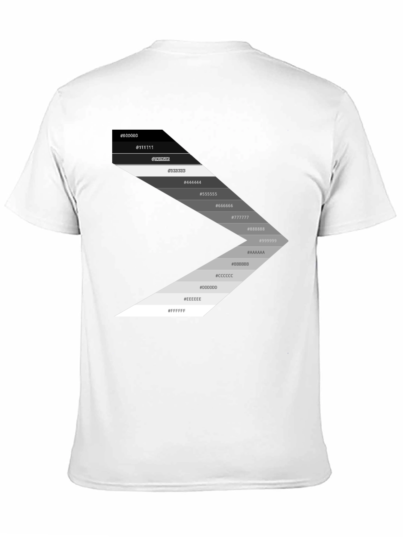 Gradient Palette Black T-Shirt