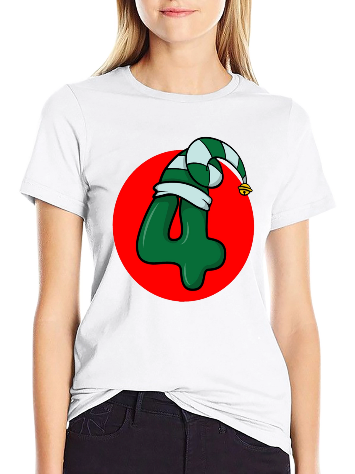 Festive Number 4 Christmas T-Shirt