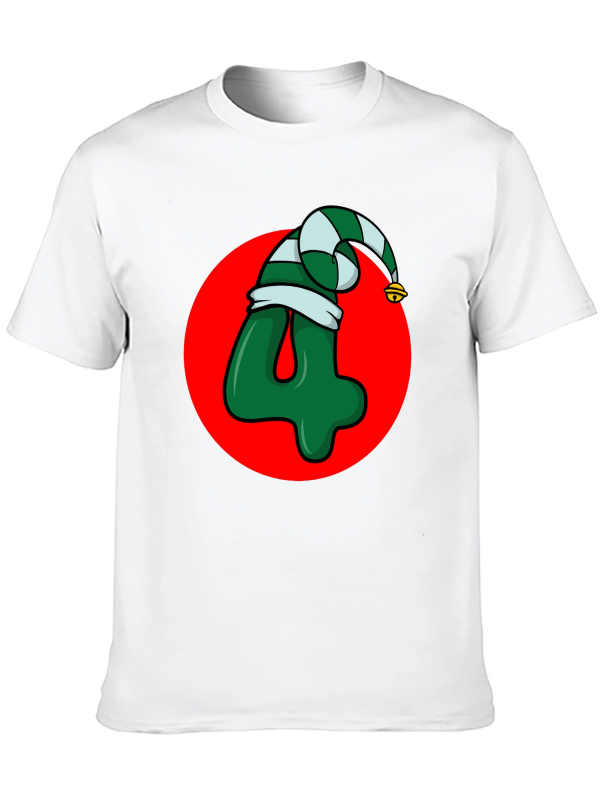 Festive Number 4 Christmas T-Shirt