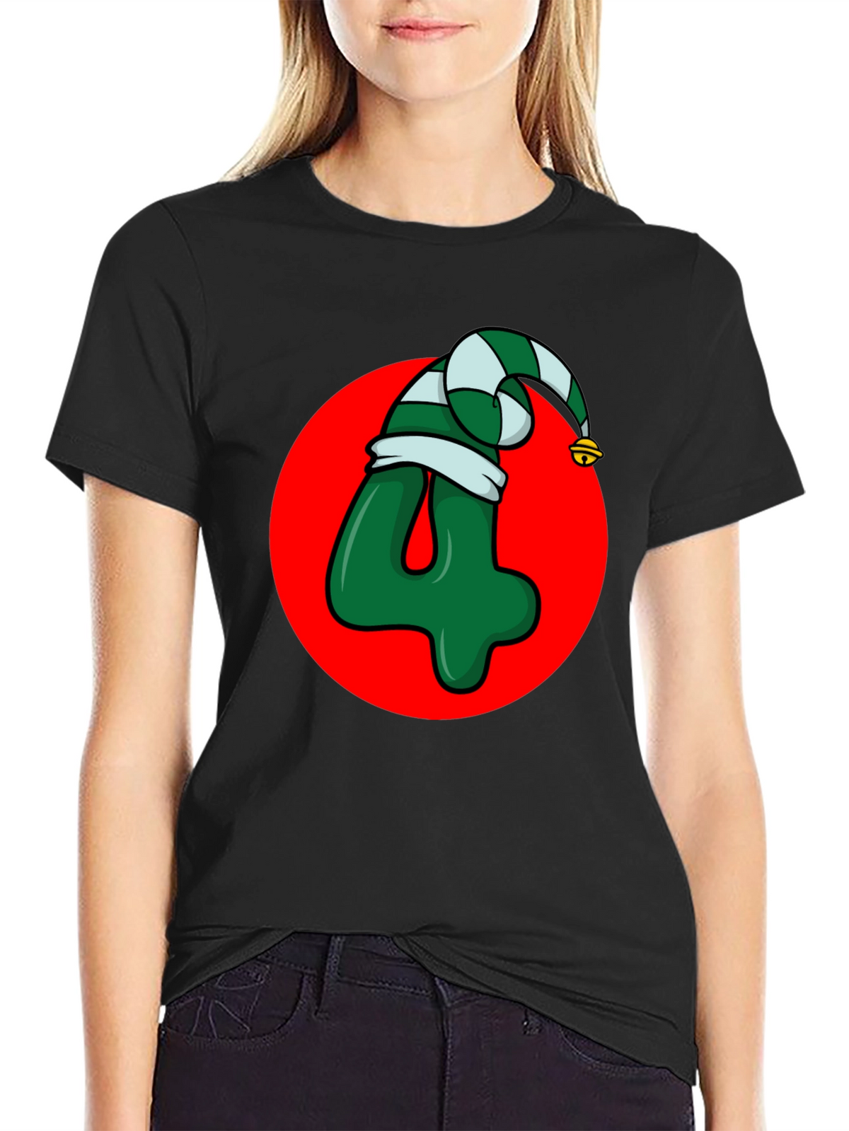 Festive Number 4 Christmas T-Shirt