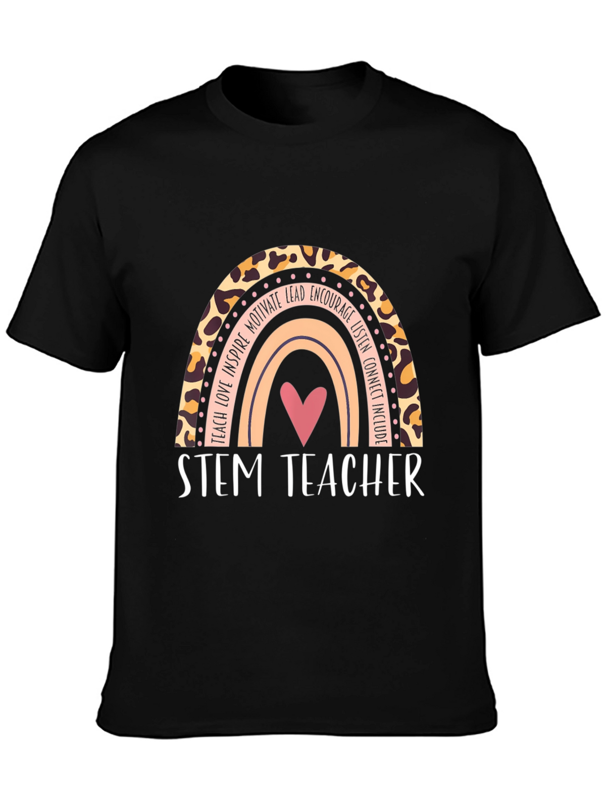 STEM Teacher Rainbow Graphic Tee