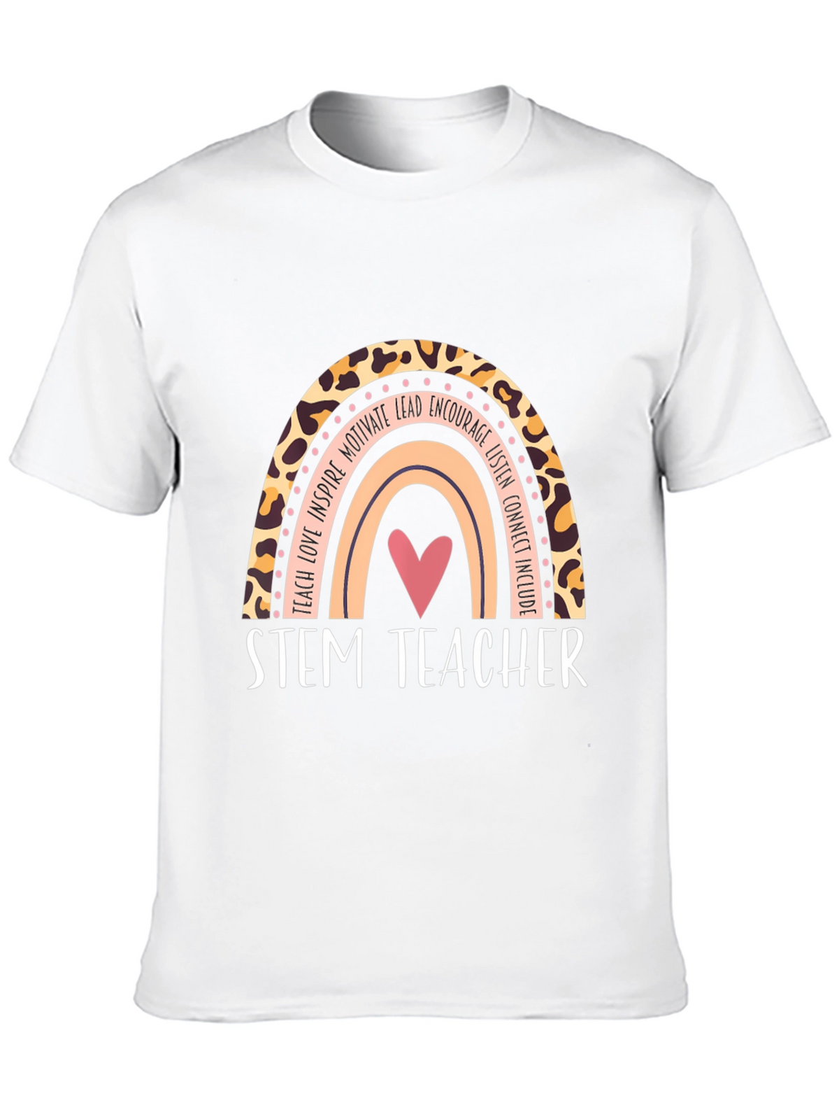 STEM Teacher Rainbow Graphic Tee