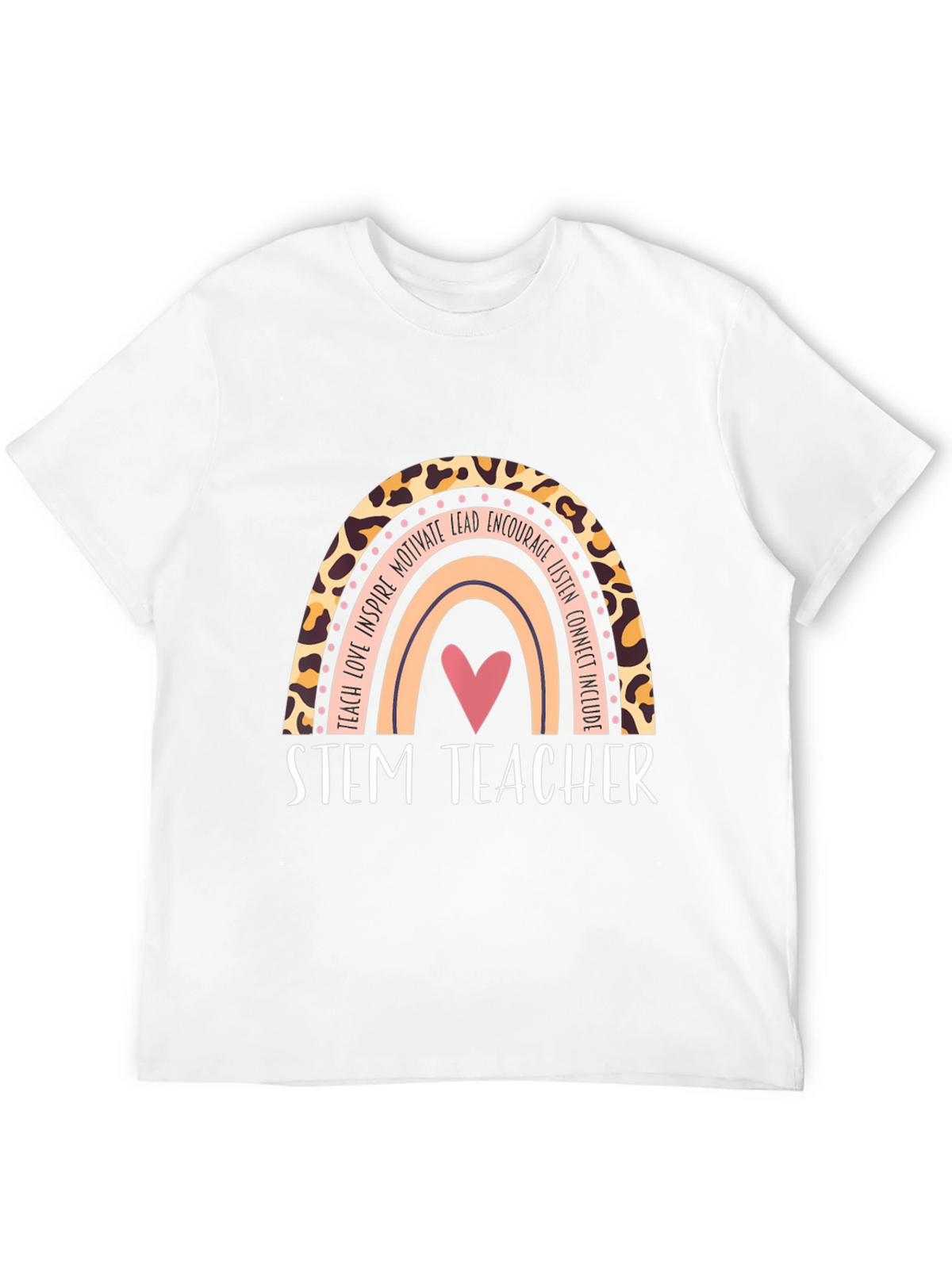 STEM Teacher Rainbow Graphic Tee