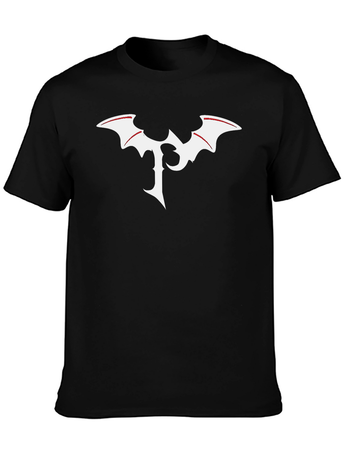 Graphic Tee - Bat Logo T-Shirt - Casual Wear