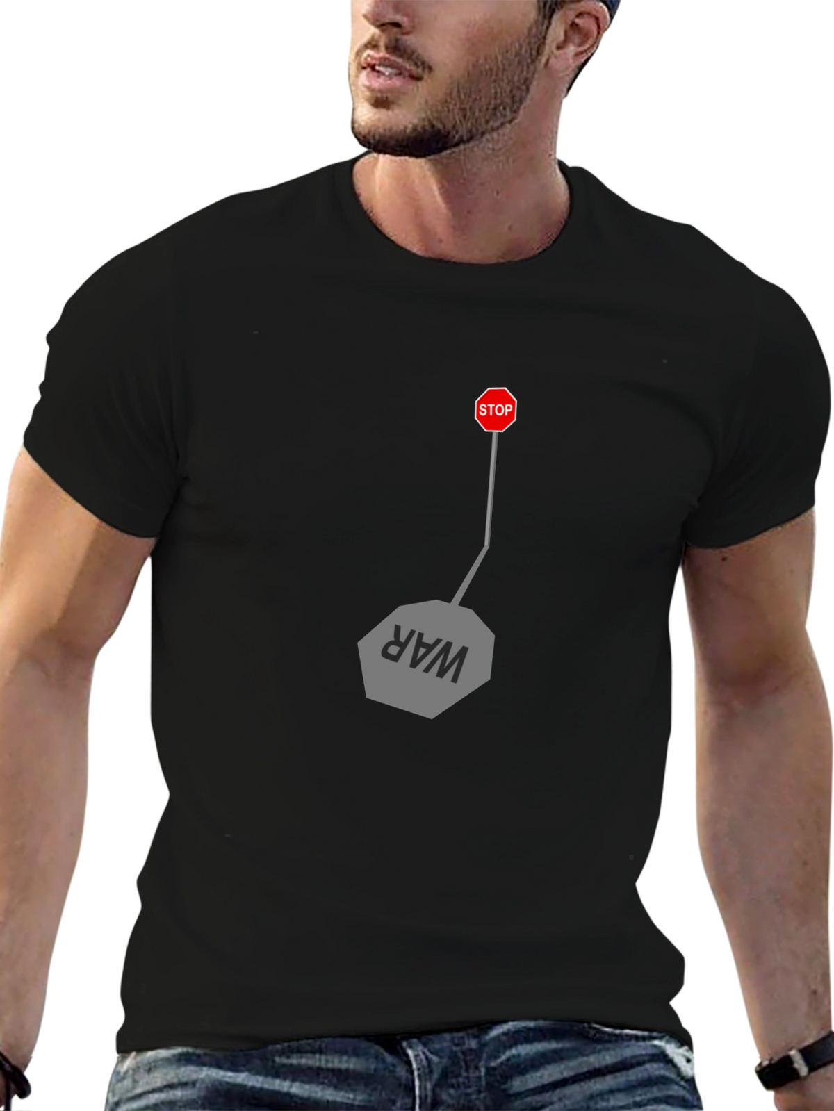 Stop War Graphic Tee - Activist Style