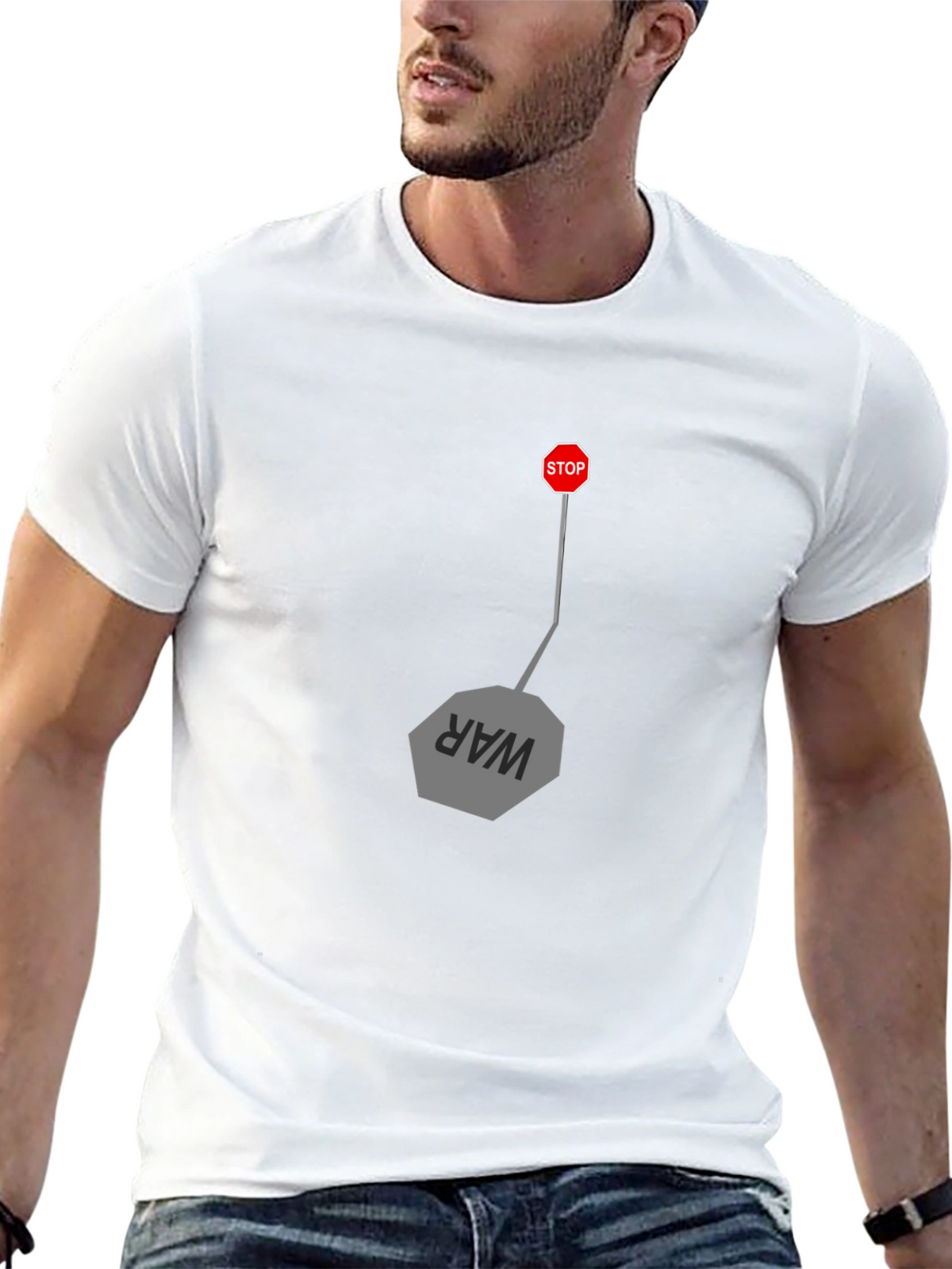 Stop War Graphic Tee - Activist Style