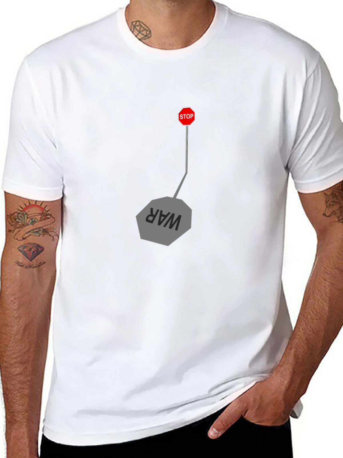 Stop War Graphic Tee - Activist Style
