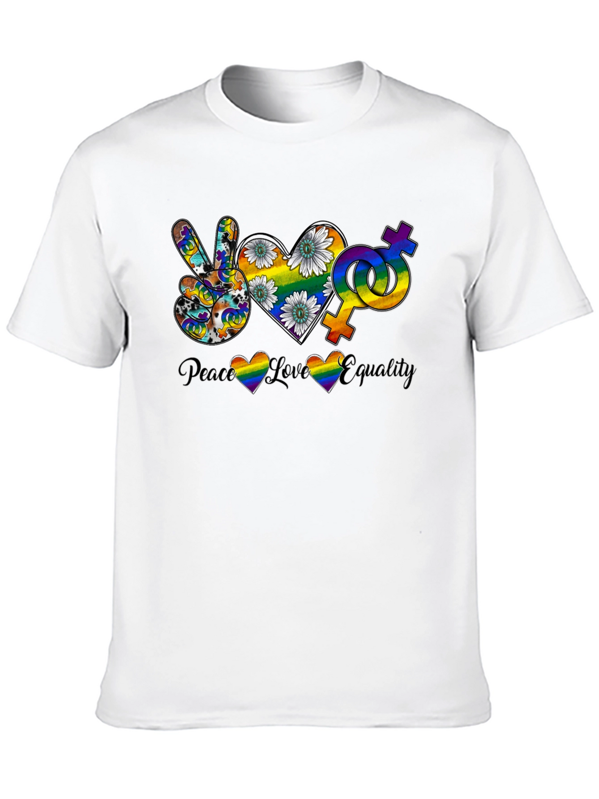 Peace Love Equality Graphic Tee