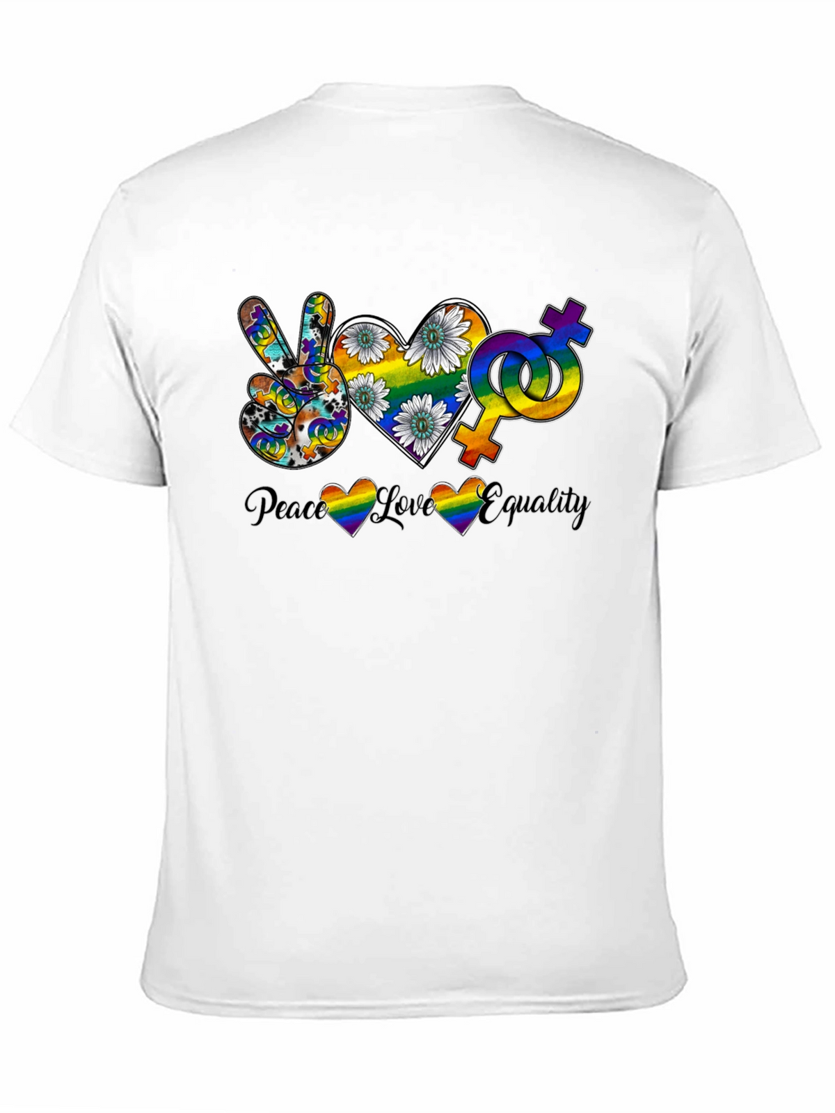 Peace Love Equality Graphic Tee