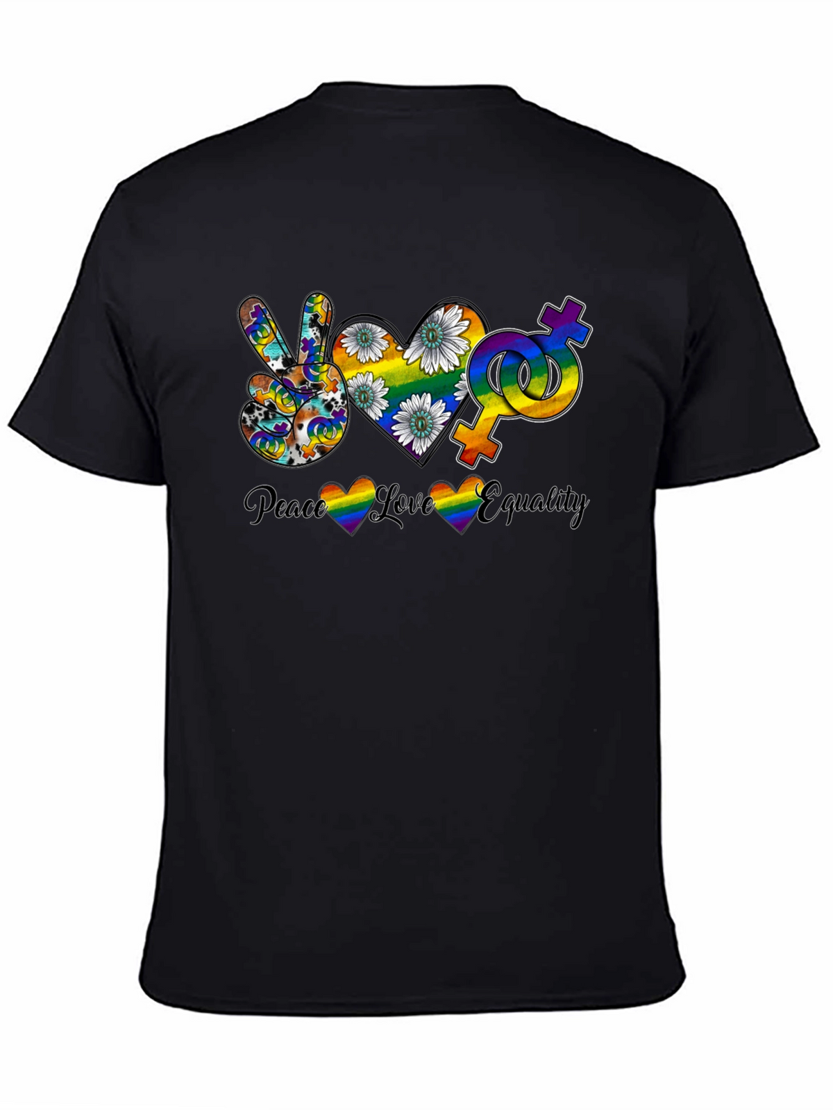 Peace Love Equality Graphic Tee