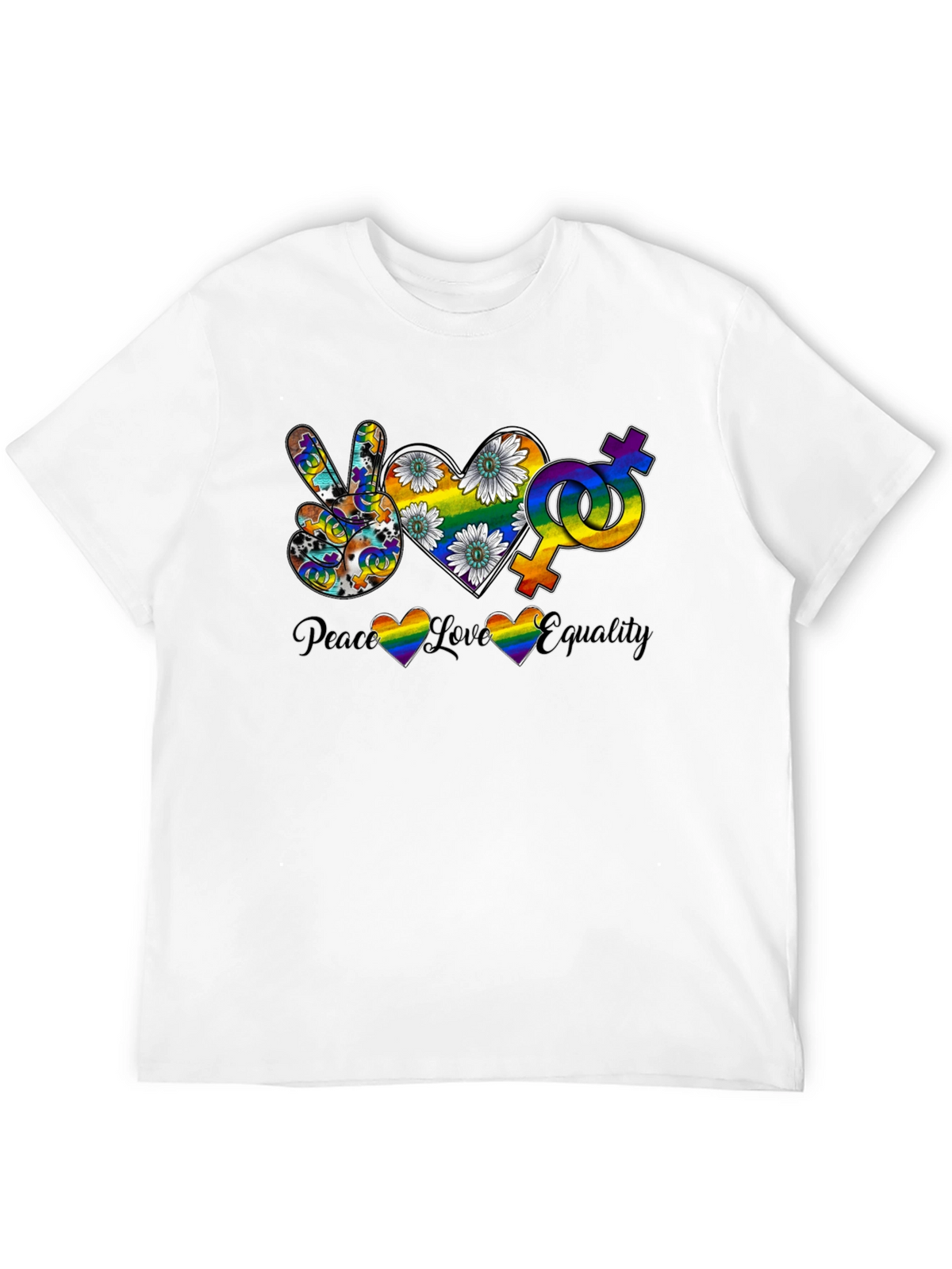 Peace Love Equality Graphic Tee