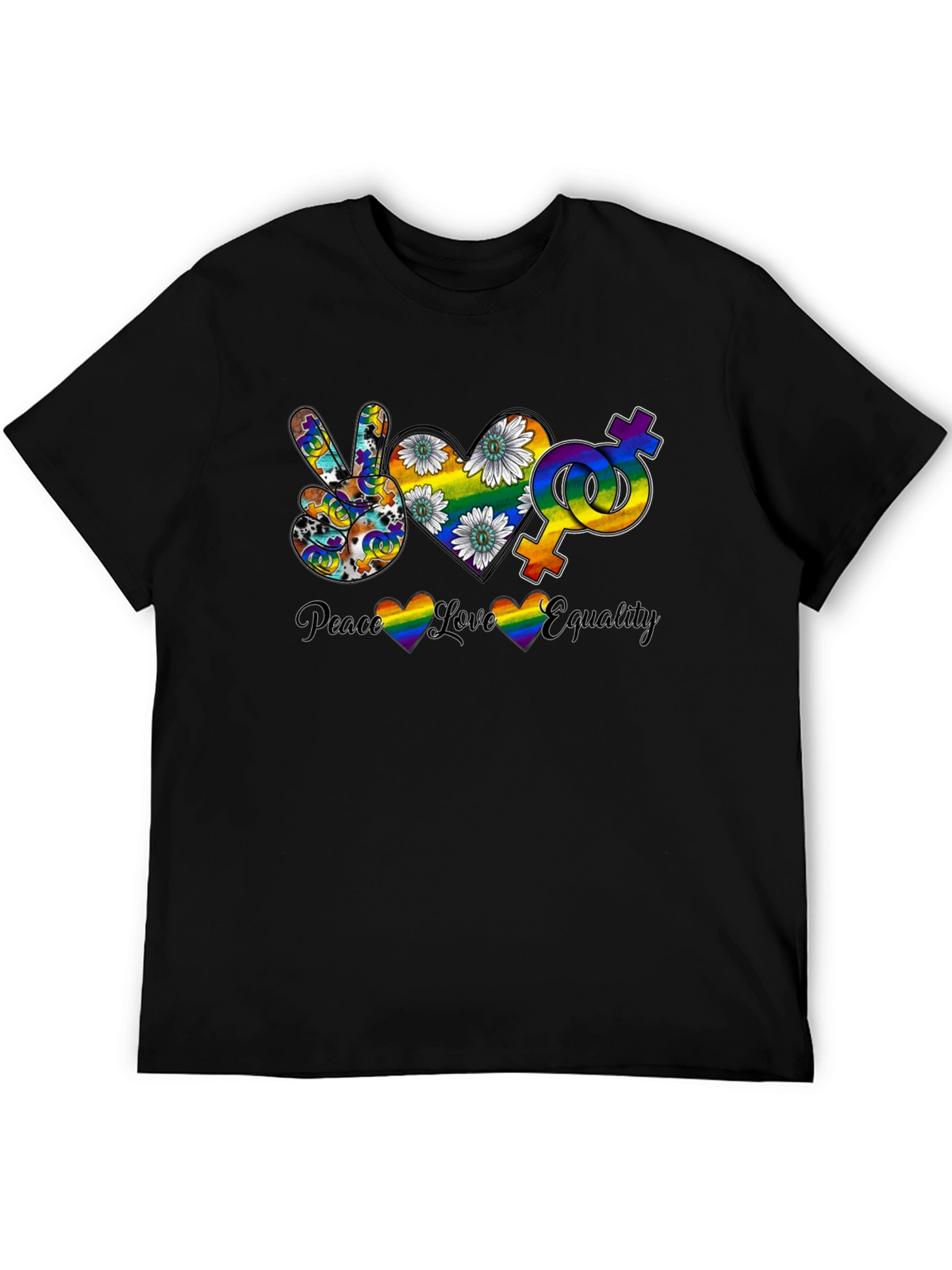 Peace Love Equality Graphic Tee