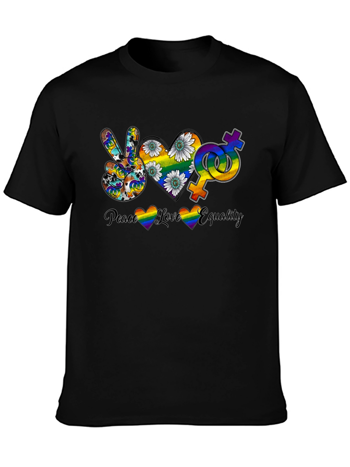 Peace Love Equality Graphic Tee