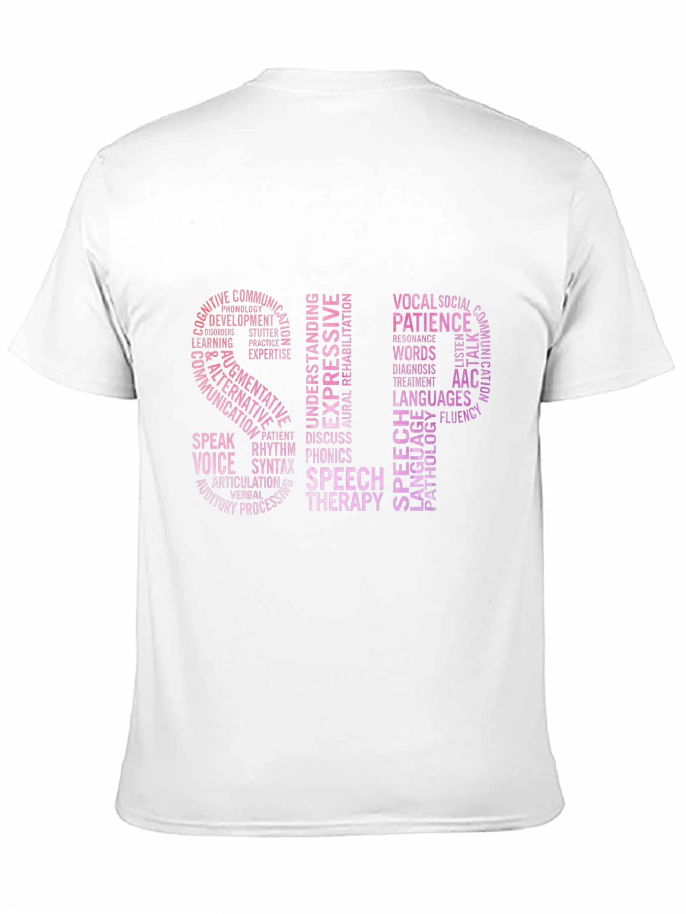 Speech Therapy Word Art T-Shirt