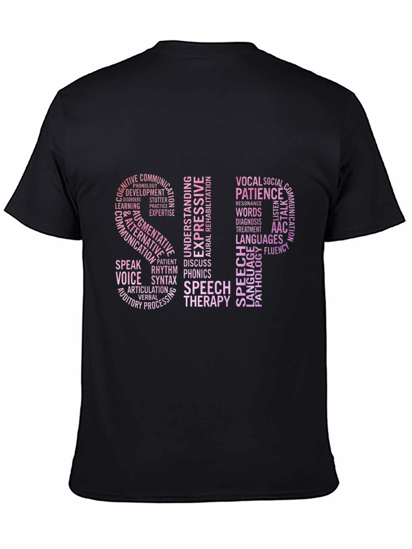 Speech Therapy Word Art T-Shirt