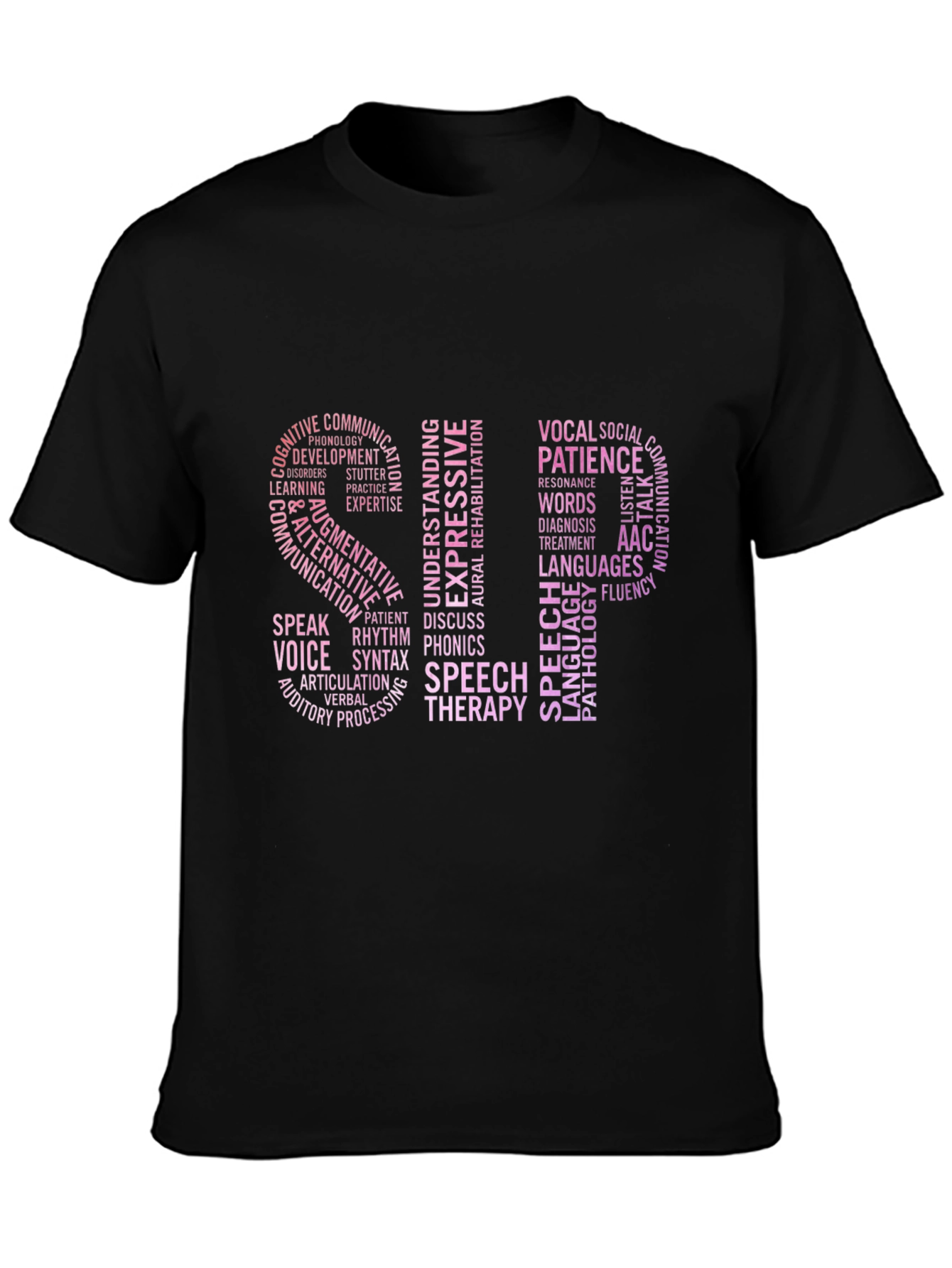 Speech Therapy Word Art T-Shirt