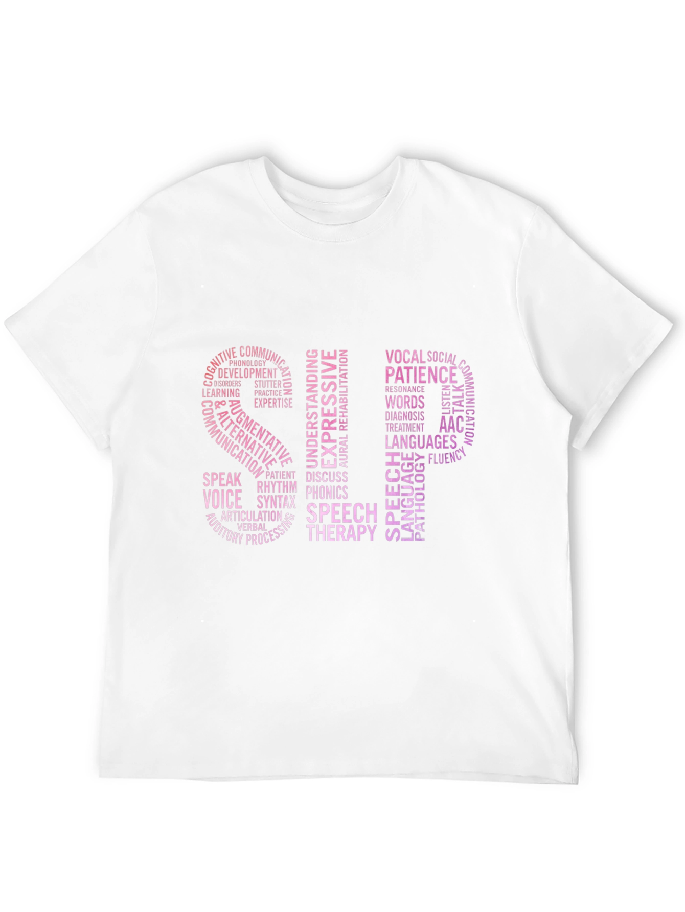 Speech Therapy Word Art T-Shirt