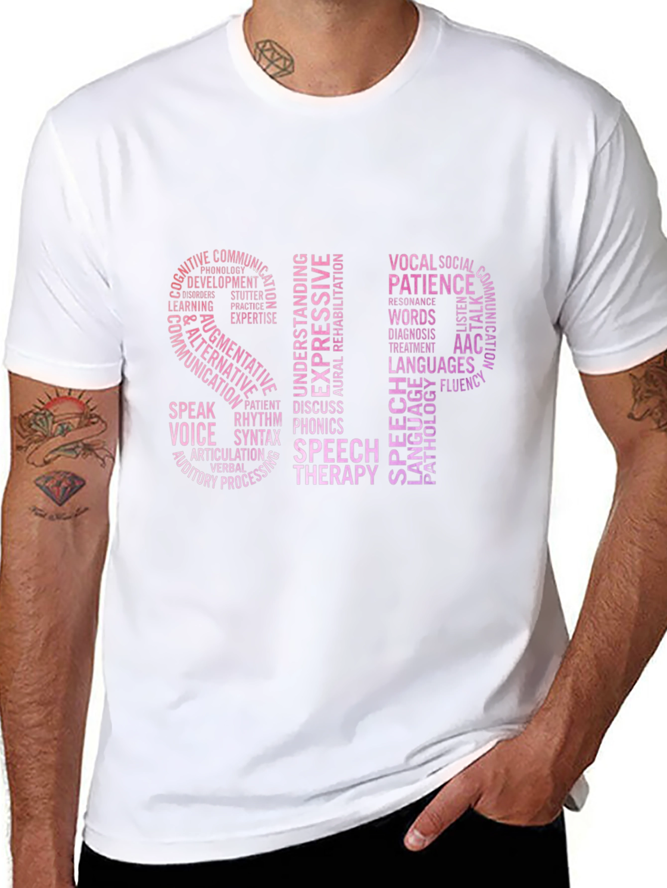 Speech Therapy Word Art T-Shirt
