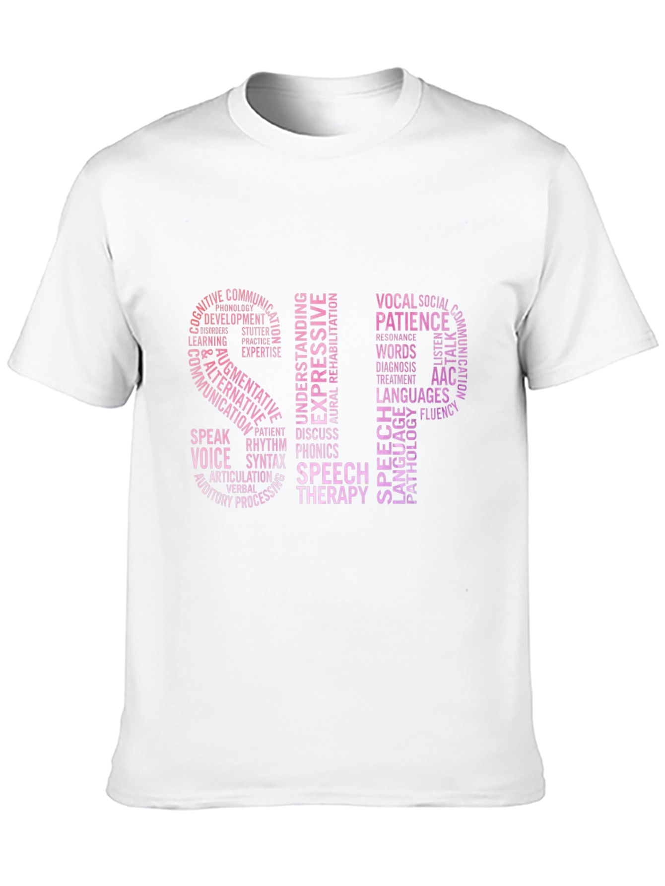 Speech Therapy Word Art T-Shirt