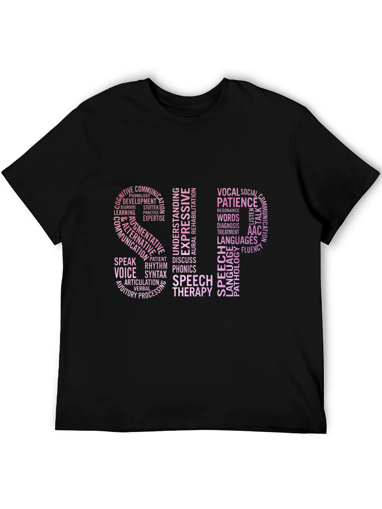 Speech Therapy Word Art T-Shirt