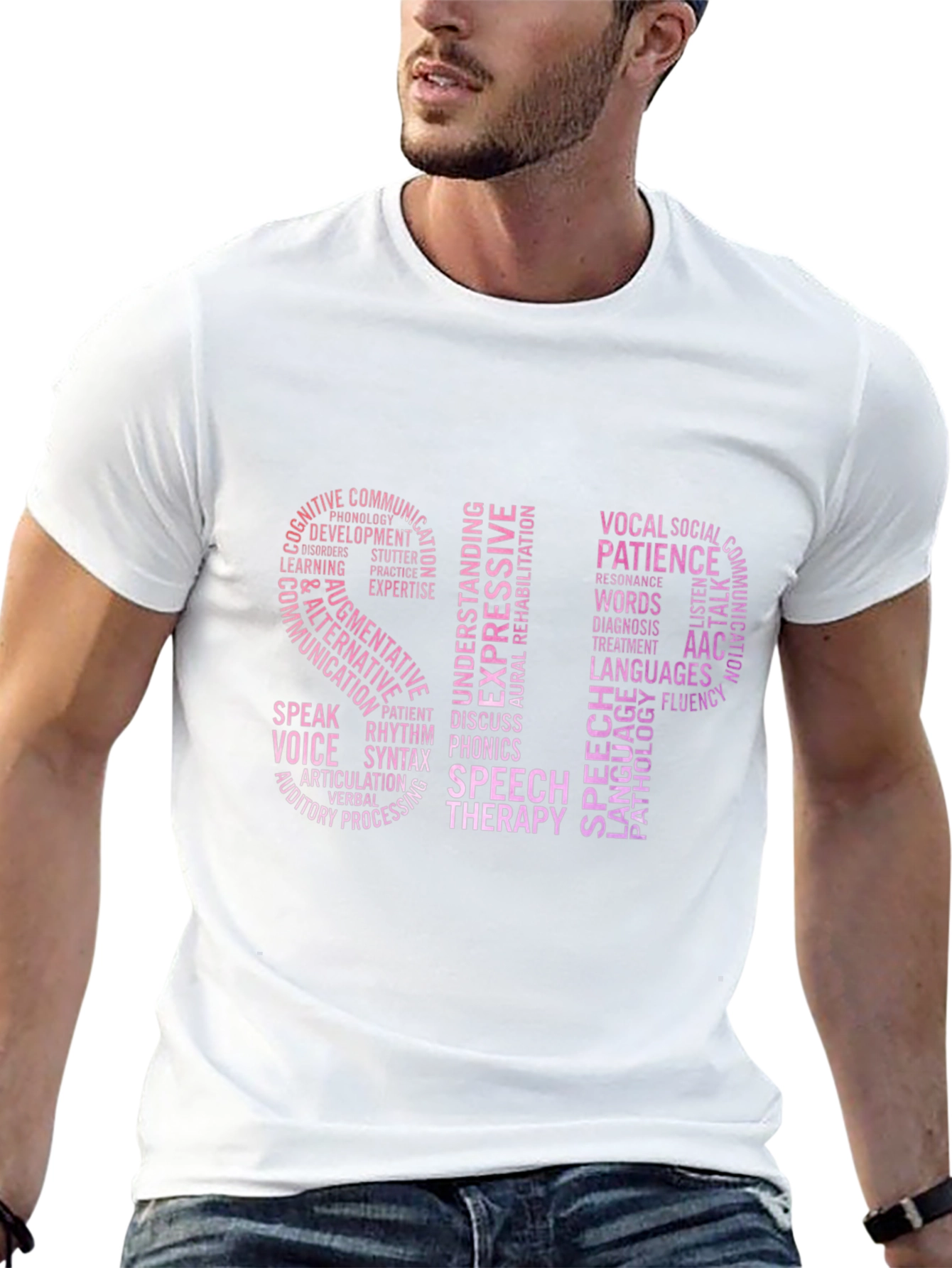 Speech Therapy Word Art T-Shirt