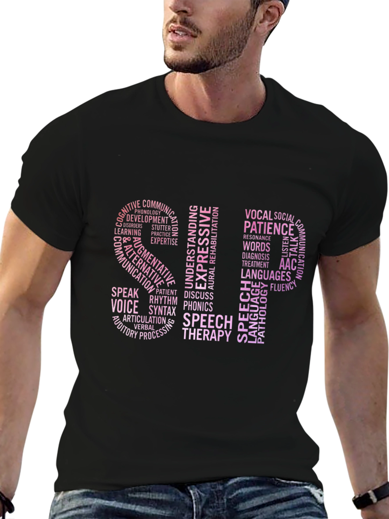 Speech Therapy Word Art T-Shirt