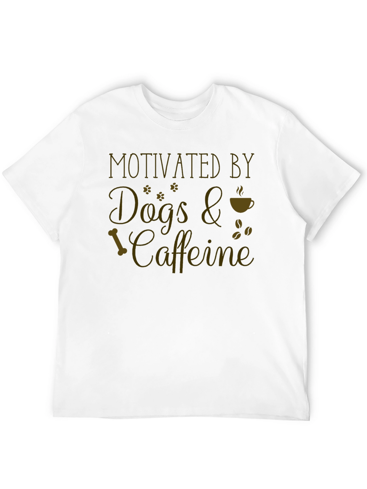 Motivated By Dogs & Caffeine T-Shirt