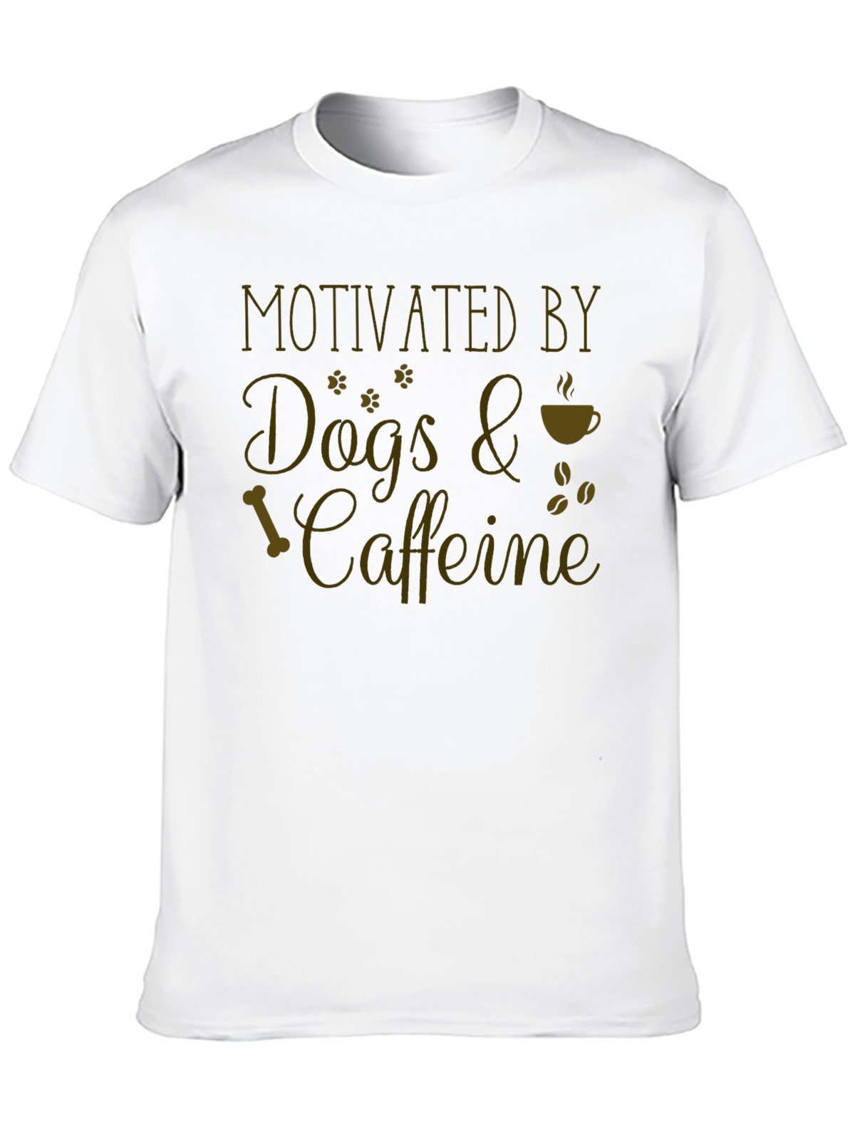 Motivated By Dogs & Caffeine T-Shirt