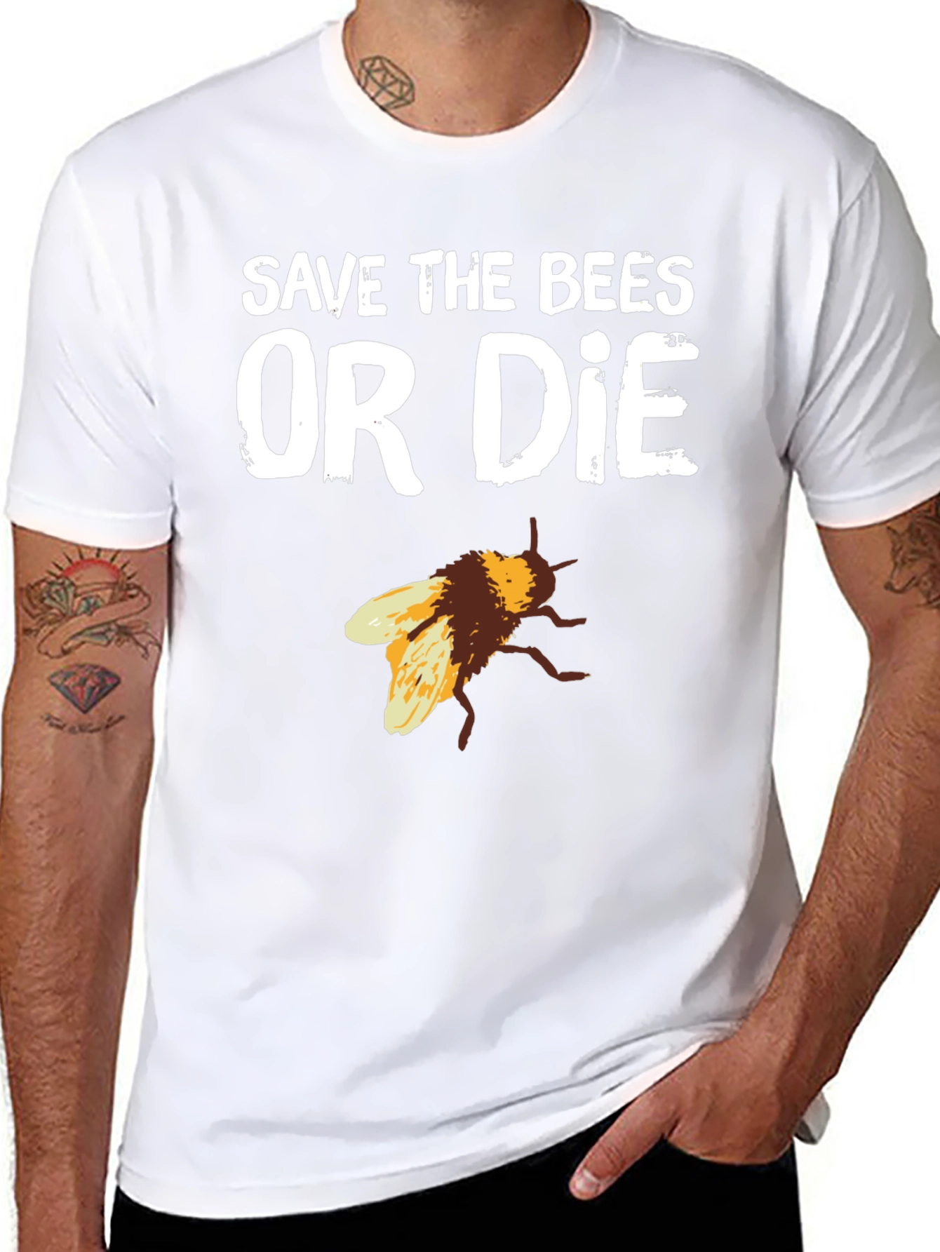 Save the Bees or Die Graphic T-Shirt