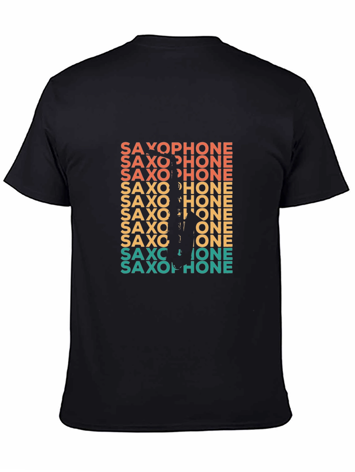 Retro Saxophone Player Graphic Tee