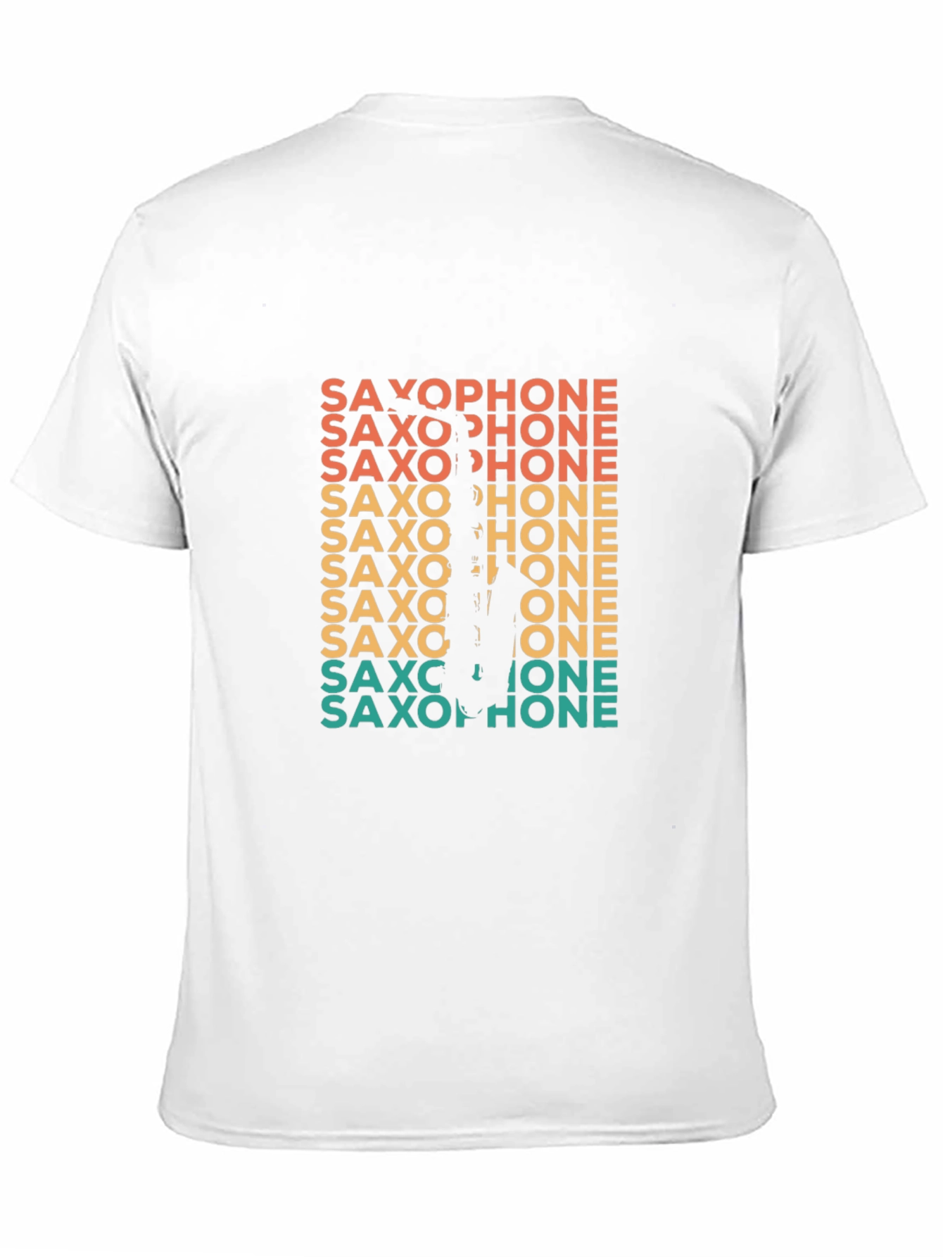 Retro Saxophone Player Graphic Tee