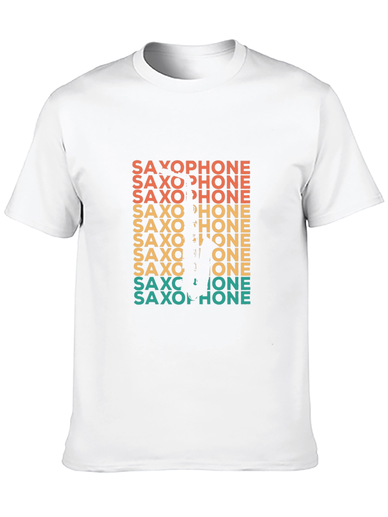 Retro Saxophone Player Graphic Tee