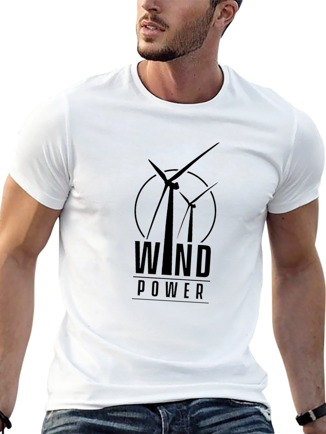 Wind Power Graphic T-Shirt