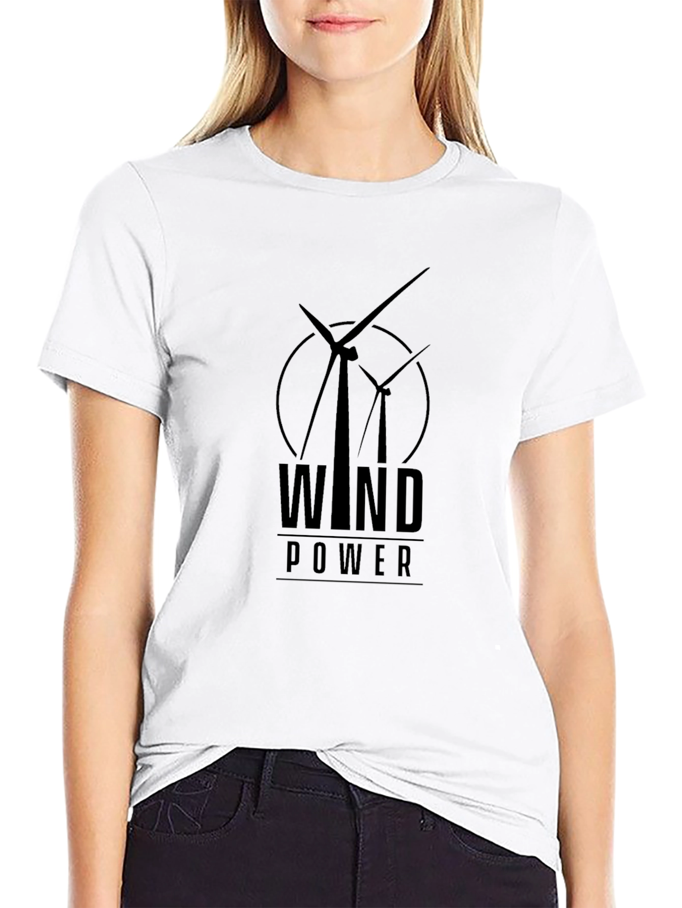 Wind Power Graphic T-Shirt