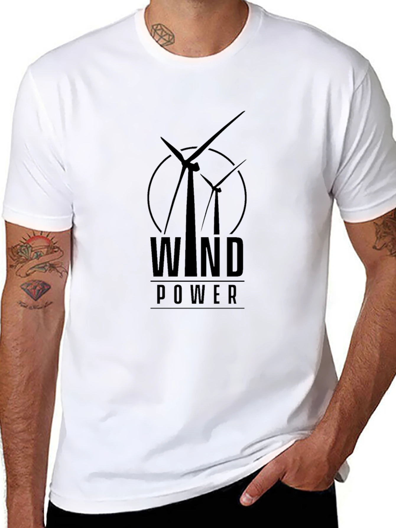 Wind Power Graphic T-Shirt
