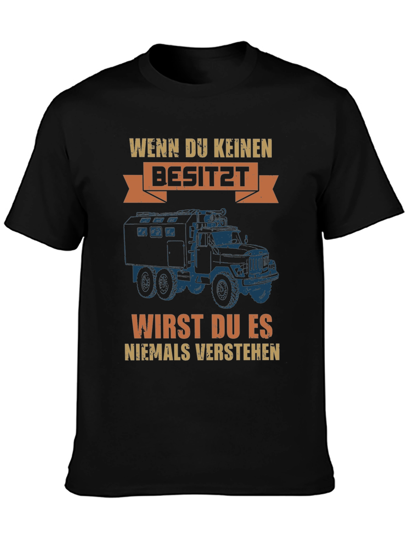 Unique Truck Graphic T-Shirt
