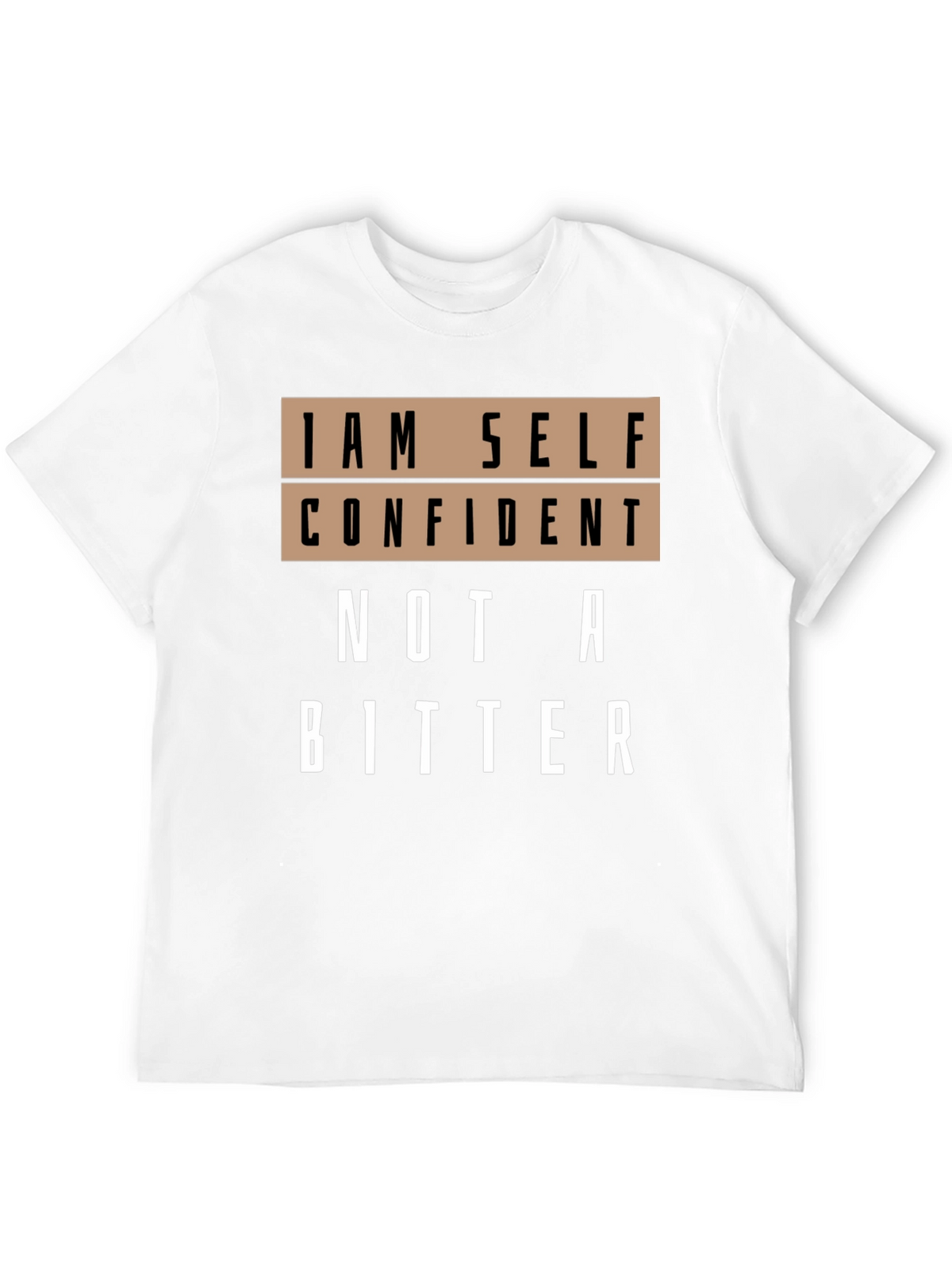 Self Confident Graphic T-Shirt - Black