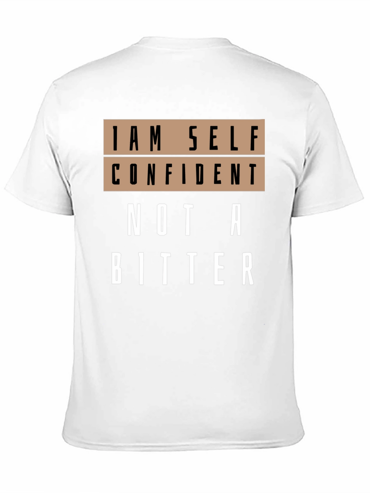 Self Confident Graphic T-Shirt - Black