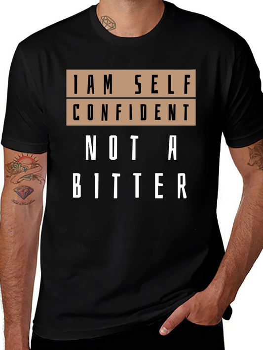 Self Confident Graphic T-Shirt - Black