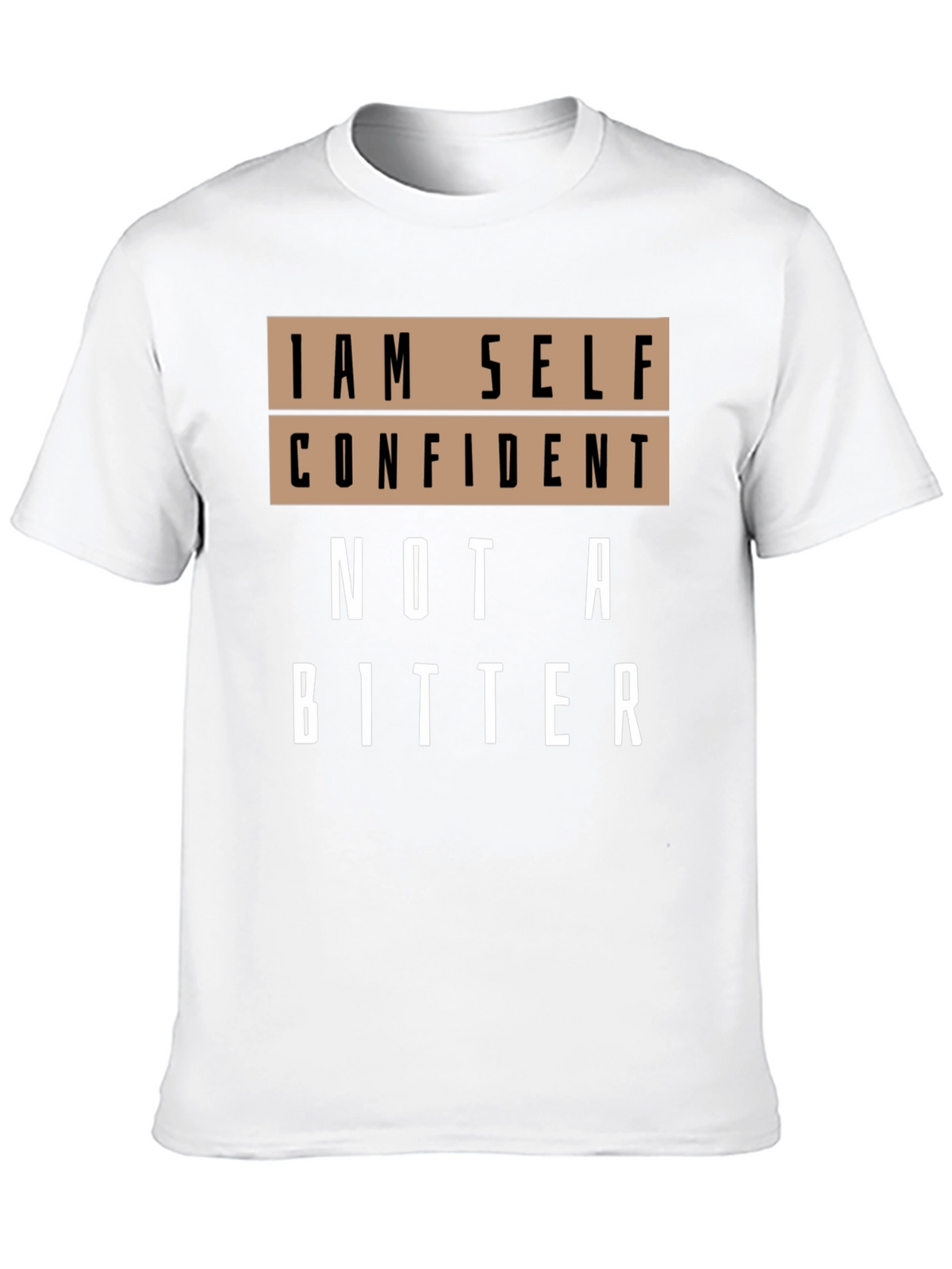 Self Confident Graphic T-Shirt - Black