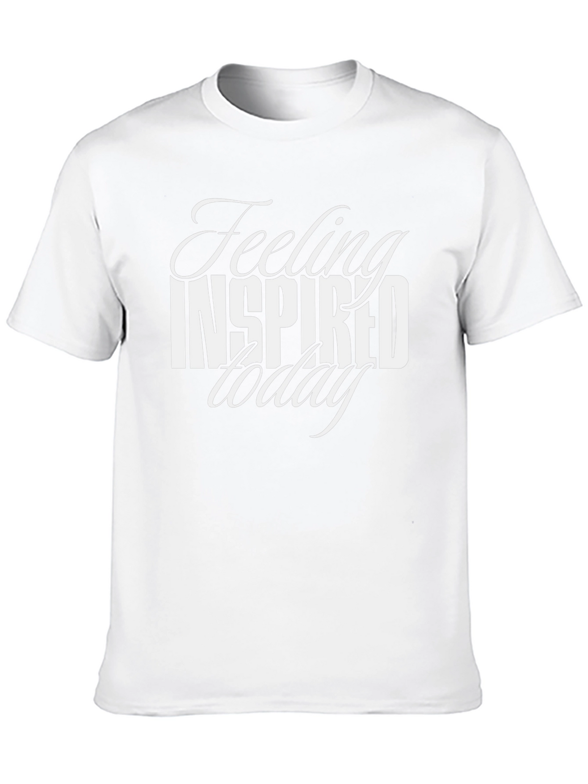 Feeling Inspired Today Black Graphic Tee