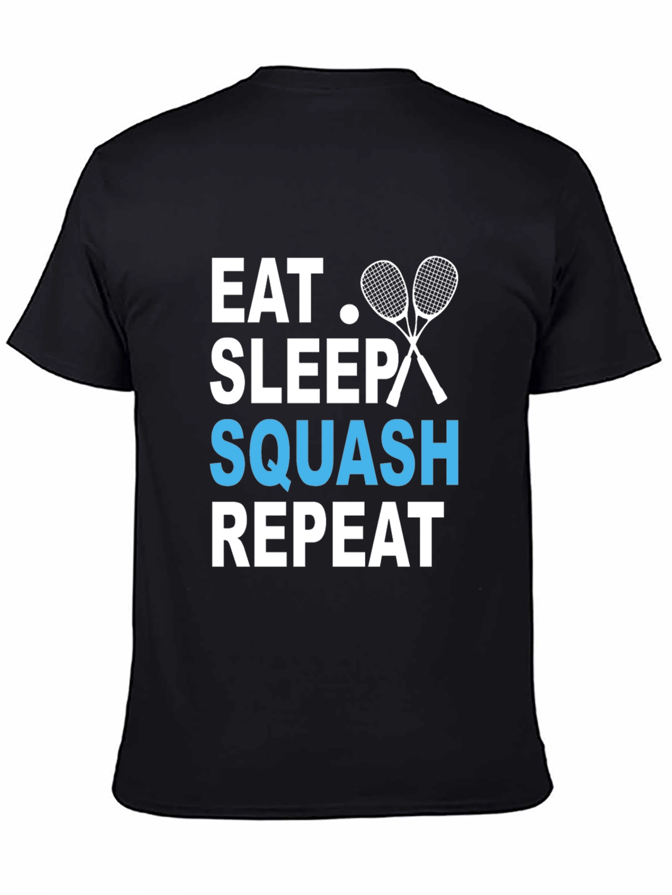 Eat Sleep Squash Repeat Graphic T-Shirt